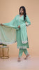 Pure Taj Cotton Embroidered Kurta, Pants & Dupatta Sets