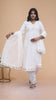 Pure Taj Cotton Embroidered Kurta, Pants & Dupatta Sets